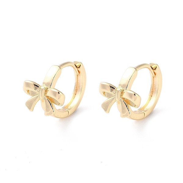 PandaHall Brass Hoop Earrings, Bowknot, Real 18K Gold Plated, 13x11mm Brass Bowknot
PandaHall Brass Hoop Earrings, Bowknot, Real 18K Gold Plated, 13x11mm Brass Bowknot