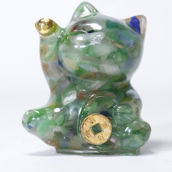 PandaHall Resin Craft Display Decorations, with Cat Eye Glass Chip, Lucky Cat Figurine, for Home Feng Shui Ornament, 63x55x45mm Cat Eye Cat...
PandaHall Resin Craft Display Decorations, with Cat Eye Glass Chip, Lucky Cat Figurine, for Home Feng Shui Ornament, 63x55x45mm Cat Eye Cat...