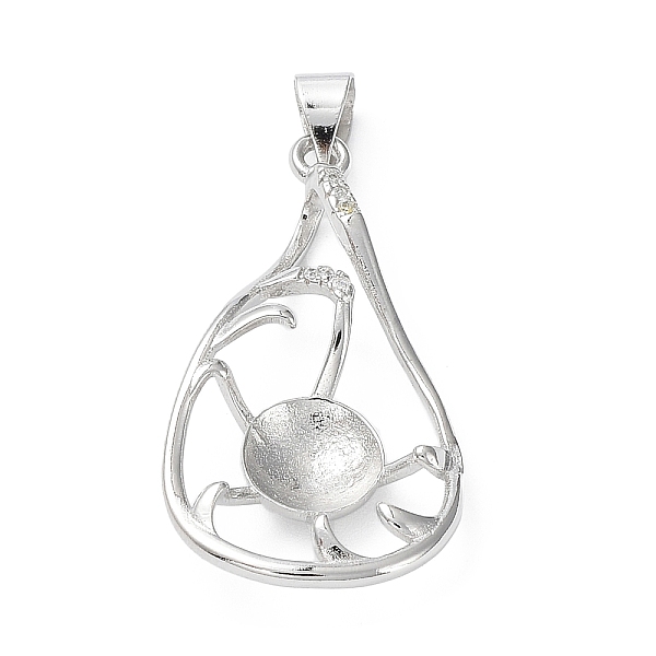 PandaHall Platinum Plated Brass Pendant Cabochon Settings, Pearl Basket Pendant Prongs Mounting Settings, Teardrop, Tray: 6.7mm, 31x17x5.5mm...
PandaHall Platinum Plated Brass Pendant Cabochon Settings, Pearl Basket Pendant Prongs Mounting Settings, Teardrop, Tray: 6.7mm, 31x17x5.5mm...