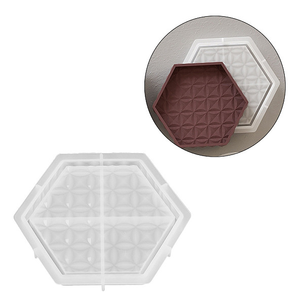 PandaHall Dinner Plate Silicone Molds, Resin Casting Tray Molds, For UV Resin, Epoxy Resin Craft Making, Hexagon, 135x152x14mm, Inner..., Clear
PandaHall Dinner Plate Silicone Molds, Resin Casting Tray Molds, For UV Resin, Epoxy Resin Craft Making, Hexagon, 135x152x14mm, Inner..., Clear