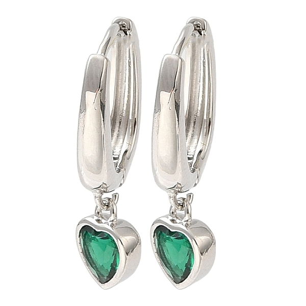 PandaHall Cubic Zirconia Heart Dangle Hoop Earrings, Rack Plating Brass Earrings for Women, Lead Free & Cadmium Free, Platinum, 25.5x6mm...
PandaHall Cubic Zirconia Heart Dangle Hoop Earrings, Rack Plating Brass Earrings for Women, Lead Free & Cadmium Free, Platinum, 25.5x6mm...