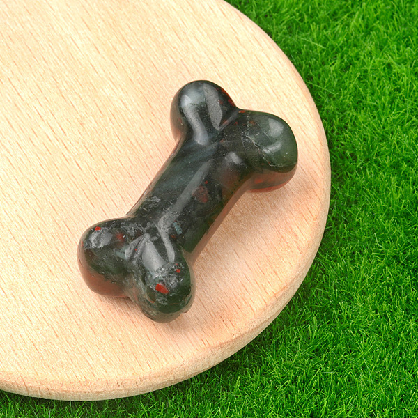 PandaHall Natural Bloodstone Carved Healing Bone Figurines, Reiki Energy Stone Display Decorations, 34x20x10~14mm Bloodstone Others
PandaHall Natural Bloodstone Carved Healing Bone Figurines, Reiki Energy Stone Display Decorations, 34x20x10~14mm Bloodstone Others