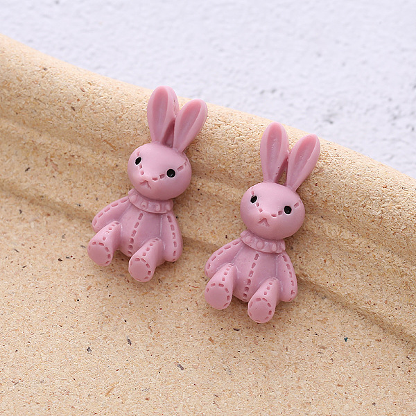 PandaHall Opaque Resin Cabochons, for Hair Clip Decoration, Rabbit, Flamingo, 16x30mm Resin Rabbit Pink
PandaHall Opaque Resin Cabochons, for Hair Clip Decoration, Rabbit, Flamingo, 16x30mm Resin Rabbit Pink