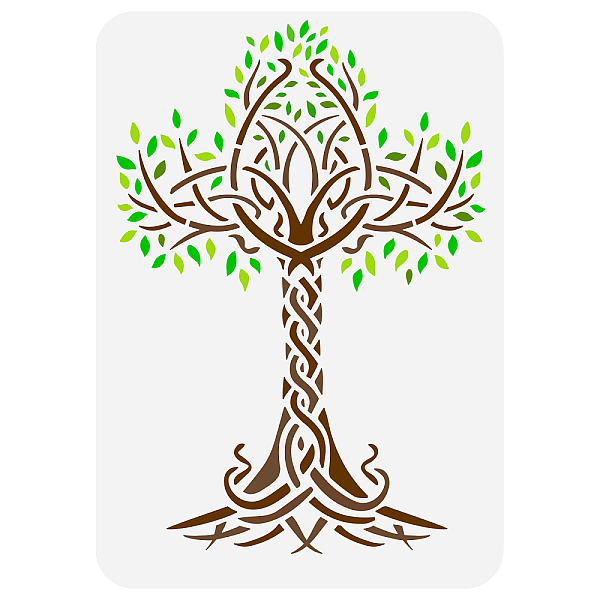 PandaHall Plastic Drawing Painting Stencils Templates, for Painting on Scrapbook Fabric Tiles Floor Furniture Wood, Rectangle, Tree of Life...
PandaHall Plastic Drawing Painting Stencils Templates, for Painting on Scrapbook Fabric Tiles Floor Furniture Wood, Rectangle, Tree of Life...