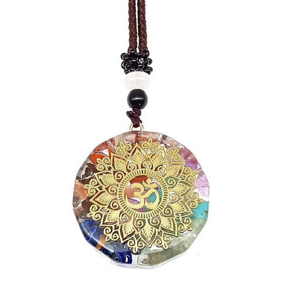 PandaHall Resin & Natural & Synthetic Mixed Gemstone Pendant Necklaces, Flower, 25.59 inch(65cm) Resin Flower
PandaHall Resin & Natural & Synthetic Mixed Gemstone Pendant Necklaces, Flower, 25.59 inch(65cm) Resin Flower