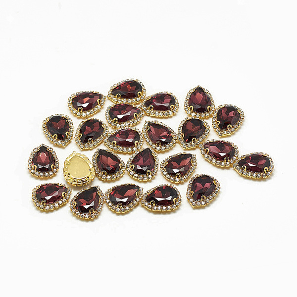 PandaHall Sew on Rhinestone, Multi-strand Links, Glass Rhinestones, with Brass Findings, Garments Accessories, teardrop, Golden, Burgundy..., Red
PandaHall Sew on Rhinestone, Multi-strand Links, Glass Rhinestones, with Brass Findings, Garments Accessories, teardrop, Golden, Burgundy..., Red