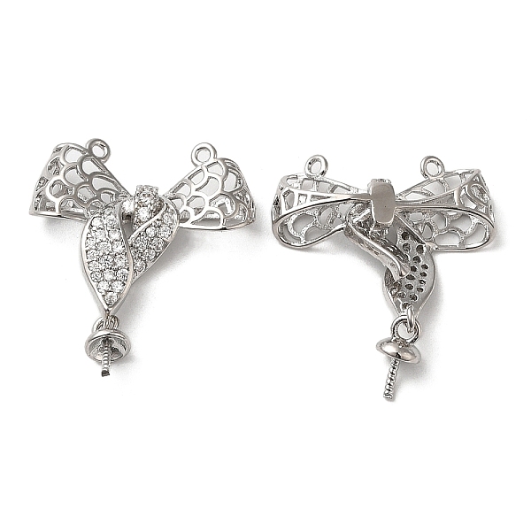 PandaHall Brass Micro Pave Cubic Zirconia Pendants, Nickel Free, Bowknot, Real Platinum Plated, 23.5x20x5mm, Hole: 1mm Brass+Cubic Zirconia..., Clear
PandaHall Brass Micro Pave Cubic Zirconia Pendants, Nickel Free, Bowknot, Real Platinum Plated, 23.5x20x5mm, Hole: 1mm Brass+Cubic Zirconia..., Clear