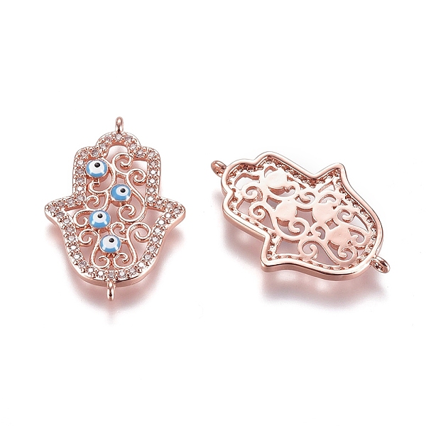 PandaHall Brass Micro Pave Cubic Zirconia Links connectors, with Enamel, Hamsa Hand/Hand of Fatima/Hand of Miriam with Evil Eye, Colorful...
PandaHall Brass Micro Pave Cubic Zirconia Links connectors, with Enamel, Hamsa Hand/Hand of Fatima/Hand of Miriam with Evil Eye, Colorful...