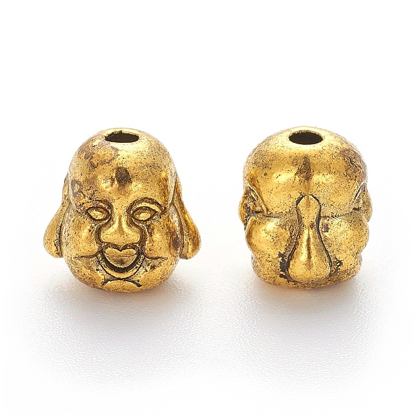 PandaHall Tibetan Style Alloy Beads, Buddha Jewelry Making, Lead Free, Antique Golden, 10x10x9mm, Hole: 2mm Alloy Human
PandaHall Tibetan Style Alloy Beads, Buddha Jewelry Making, Lead Free, Antique Golden, 10x10x9mm, Hole: 2mm Alloy Human
