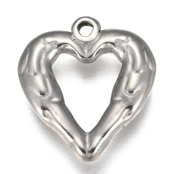 PandaHall 304 Stainless Steel Open Pendants, Heart with Wing, Stainless Steel Color, 22x20.5x3.5mm, Hole: 1.8mm 304 Stainless Steel Heart
PandaHall 304 Stainless Steel Open Pendants, Heart with Wing, Stainless Steel Color, 22x20.5x3.5mm, Hole: 1.8mm 304 Stainless Steel Heart