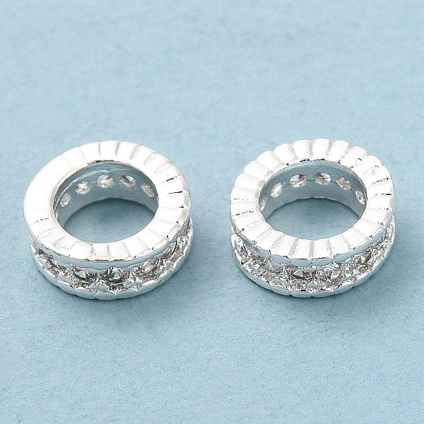 PandaHall Rack Plating Brass Micro Pave Cubic Zirconia Beads, Long-Lasting Plated, Lead Free & Cadmium Free, Column, Silver Color Plated..., Clear
PandaHall Rack Plating Brass Micro Pave Cubic Zirconia Beads, Long-Lasting Plated, Lead Free & Cadmium Free, Column, Silver Color Plated..., Clear