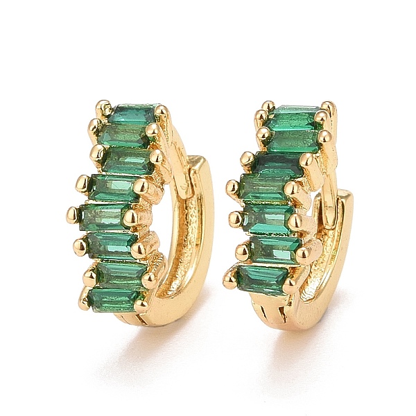 PandaHall Cubic Zirconia Rectangle Hoop Earrings, Real 18K Gold Plated Brass Hinged Earrings for Women, Lead Free & Cadmium Free, Green...
PandaHall Cubic Zirconia Rectangle Hoop Earrings, Real 18K Gold Plated Brass Hinged Earrings for Women, Lead Free & Cadmium Free, Green...