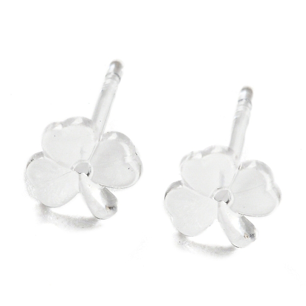 PandaHall Resin Stud Earring Findings, Shamrock Earring for Saint Patrick Day, Clear, 5.5x5.5mm, Pin: 0.8mm Resin Clover Clear
PandaHall Resin Stud Earring Findings, Shamrock Earring for Saint Patrick Day, Clear, 5.5x5.5mm, Pin: 0.8mm Resin Clover Clear