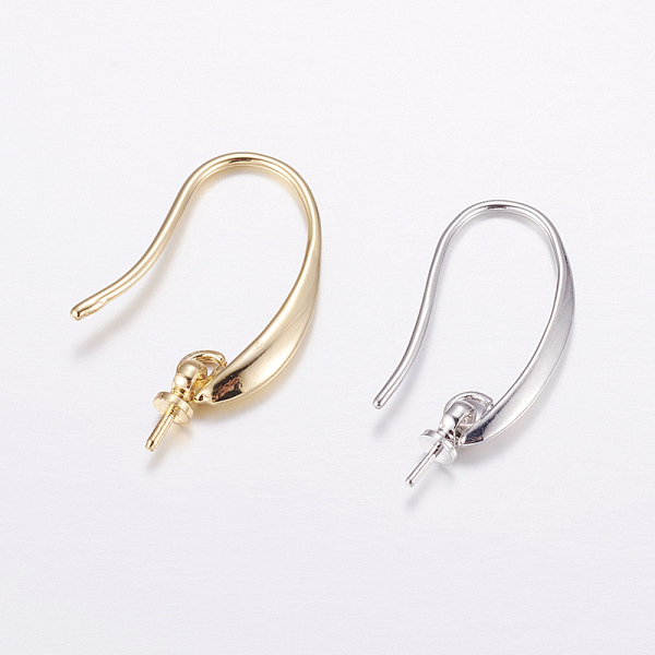 PandaHall Brass Earring Hooks, For Half Drilled Beads, Long-Lasting Plated, Cadmium Free & Nickel Free & Lead Free, Mixed Color, 24x3x2.5mm..., Multicolor
PandaHall Brass Earring Hooks, For Half Drilled Beads, Long-Lasting Plated, Cadmium Free & Nickel Free & Lead Free, Mixed Color, 24x3x2.5mm..., Multicolor