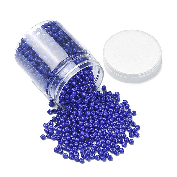 PandaHall 1300Pcs Baking Paint Glass Round Seed Beads, Blue, 4~5x3~4mm, Hole: 1~2mm Glass Blue
PandaHall 1300Pcs Baking Paint Glass Round Seed Beads, Blue, 4~5x3~4mm, Hole: 1~2mm Glass Blue