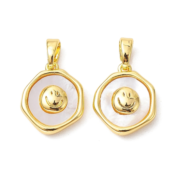 PandaHall Rack Plating Brass Pave Shell Flat Round Charms with Smiling Face, Seashell Color, Real 18K Gold Plated, 14.5x12x4mm, Hole...
PandaHall Rack Plating Brass Pave Shell Flat Round Charms with Smiling Face, Seashell Color, Real 18K Gold Plated, 14.5x12x4mm, Hole...