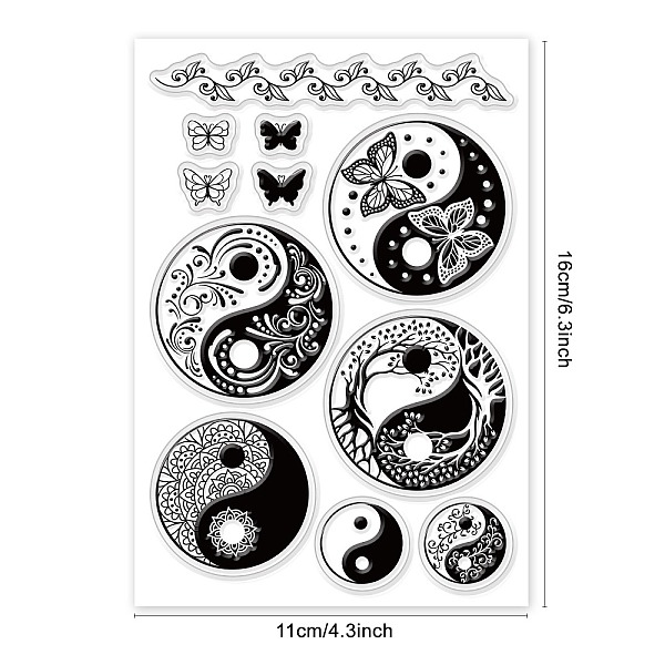 PandaHall PVC Plastic Stamps, for DIY Scrapbooking, Photo Album Decorative, Cards Making, Stamp Sheets, Yin-yang, 16x11x0.3cm Plastic...
PandaHall PVC Plastic Stamps, for DIY Scrapbooking, Photo Album Decorative, Cards Making, Stamp Sheets, Yin-yang, 16x11x0.3cm Plastic...