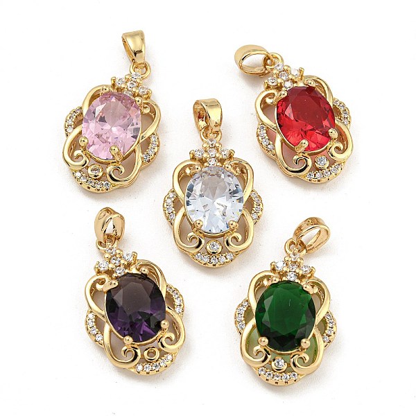 PandaHall Brass Micro Pave Clear Cubic Zirconia Pendants, with Glass, Flower, Mixed Color, 22x14x7mm, Hole: 4x2.5mm Brass+Cubic Zirconia..., Multicolor
PandaHall Brass Micro Pave Clear Cubic Zirconia Pendants, with Glass, Flower, Mixed Color, 22x14x7mm, Hole: 4x2.5mm Brass+Cubic Zirconia..., Multicolor