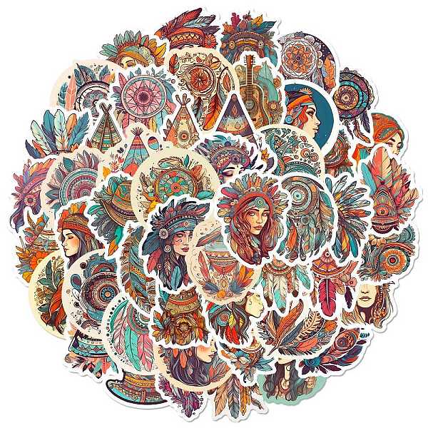 PandaHall Paper Sticker, for DIY Scrapbooking, Craft, Bohemian Style, Mixed Color, 50~54.5x33~45x0.1mm, 50pcs/bag Paper Mixed Shapes..., Multicolor
PandaHall Paper Sticker, for DIY Scrapbooking, Craft, Bohemian Style, Mixed Color, 50~54.5x33~45x0.1mm, 50pcs/bag Paper Mixed Shapes..., Multicolor