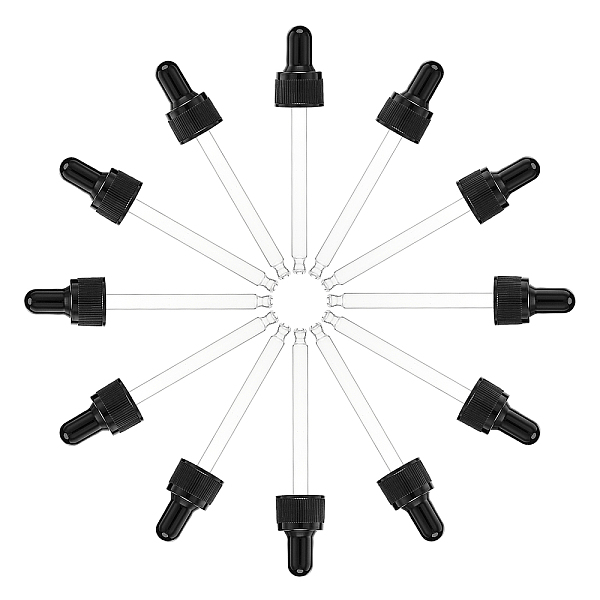 PandaHall SUPERFINDINGS 24pcs Glass Droppers 50ml Straight Tip Glass Droppers with Rubber Bulb and Screw Cap for Glass Essential Oils..., Black
PandaHall SUPERFINDINGS 24pcs Glass Droppers 50ml Straight Tip Glass Droppers with Rubber Bulb and Screw Cap for Glass Essential Oils..., Black