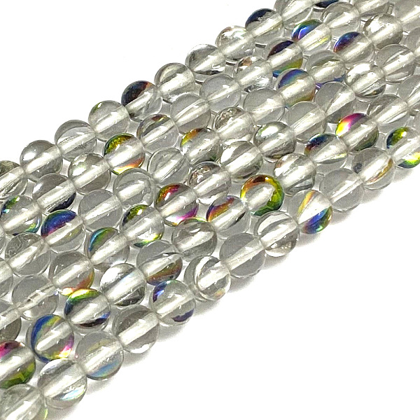 PandaHall Synthetic Moonstone Beads Strands, Holographic Beads, Round, 6mm, Hole: 0.8mm, about 60~62pcs/strand, 14~15 inch Moonstone Round
PandaHall Synthetic Moonstone Beads Strands, Holographic Beads, Round, 6mm, Hole: 0.8mm, about 60~62pcs/strand, 14~15 inch Moonstone Round