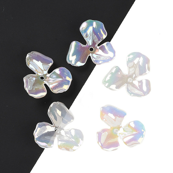 PandaHall UV Plating Acrylic Beads Caps, Iridescent, 3-Petal Flower, Colorful, 31.5x33x7.5mm, Hole: 2mm Acrylic
PandaHall UV Plating Acrylic Beads Caps, Iridescent, 3-Petal Flower, Colorful, 31.5x33x7.5mm, Hole: 2mm Acrylic