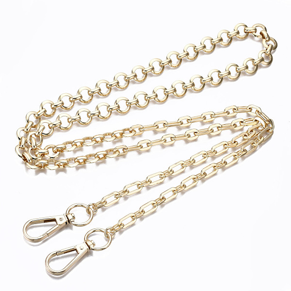 PandaHall Bag Chains Straps, Brass Cable Link Chains and Iron Cable Link Chains, with Alloy Swivel Clasps, for Bag Replacement Accessories...
PandaHall Bag Chains Straps, Brass Cable Link Chains and Iron Cable Link Chains, with Alloy Swivel Clasps, for Bag Replacement Accessories...