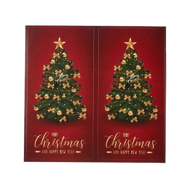 PandaHall Christmas Theme Self-Adhesive Stickers, for Party Decorative Presents, Rectangle, Christmas Tree Pattern, 104x105x5mm, stickers..., Red
PandaHall Christmas Theme Self-Adhesive Stickers, for Party Decorative Presents, Rectangle, Christmas Tree Pattern, 104x105x5mm, stickers..., Red