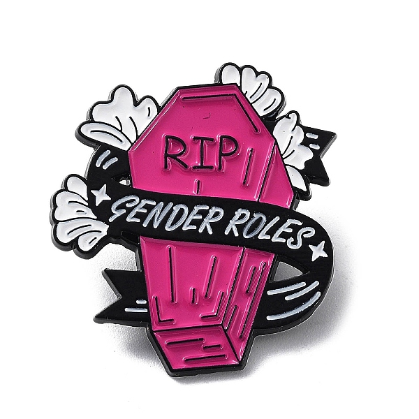 PandaHall Enamel Pins, Black Alloy Badge for Halloween, Coffin, 29.5x28x1mm Alloy+Enamel Others
PandaHall Enamel Pins, Black Alloy Badge for Halloween, Coffin, 29.5x28x1mm Alloy+Enamel Others