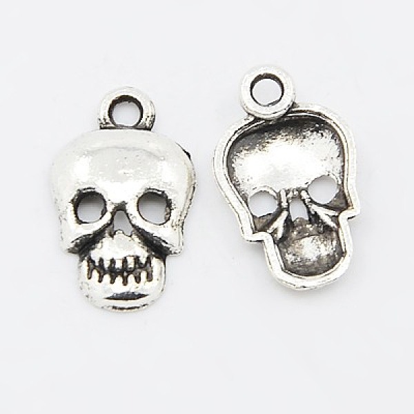 PandaHall Tibetan Style Alloy Pendants, Cadmium Free & Nickel Free & Lead Free, Skull, Halloween, Antique Silver, 16x10x2.5mm, Hole: 2mm...
PandaHall Tibetan Style Alloy Pendants, Cadmium Free & Nickel Free & Lead Free, Skull, Halloween, Antique Silver, 16x10x2.5mm, Hole: 2mm...