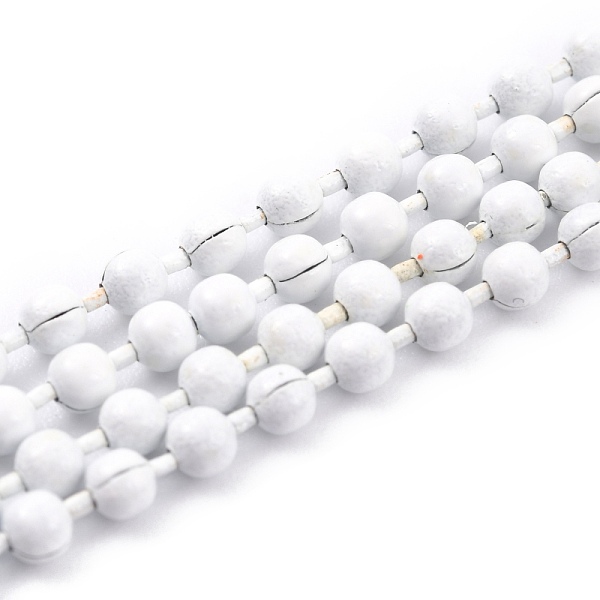PandaHall Handmade Brass Ball Chains, Soldered, with Spool, White, 3mm, 32.8 Feet(10m)/roll Brass White
PandaHall Handmade Brass Ball Chains, Soldered, with Spool, White, 3mm, 32.8 Feet(10m)/roll Brass White