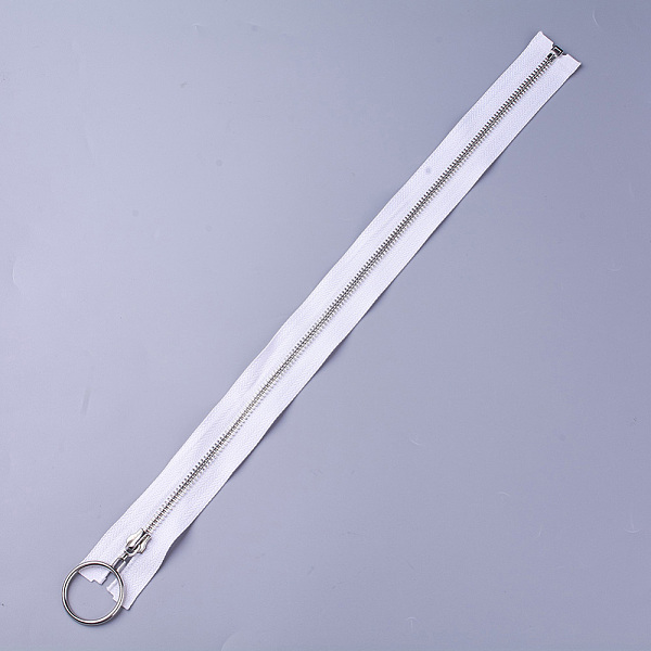 PandaHall Garment Accessories, Brass Zipper, Zip-fastener Components, White, 430x32x2.5mm Brass White
PandaHall Garment Accessories, Brass Zipper, Zip-fastener Components, White, 430x32x2.5mm Brass White
