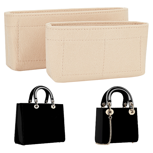 PandaHall WADORN 2 Styles Handbag Felt Organizer Insert, Tote Bag Organizer Insert with Zipper Bag in Bag Divider Organizer Soft Multiple..., Orange
PandaHall WADORN 2 Styles Handbag Felt Organizer Insert, Tote Bag Organizer Insert with Zipper Bag in Bag Divider Organizer Soft Multiple..., Orange
