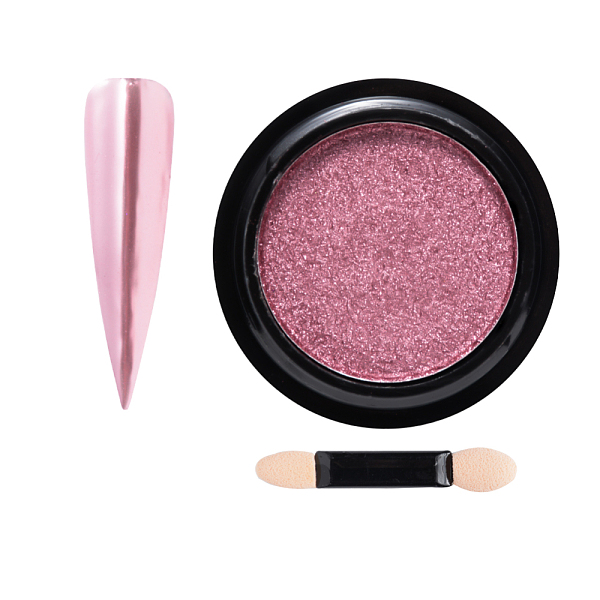 PandaHall Chameleon Color Mirror Nail Powder, Shinning Mirror Effect, with One Brush, Pale Violet Red, 40x17mm, about 0.5g/box Plastic..., Pink
PandaHall Chameleon Color Mirror Nail Powder, Shinning Mirror Effect, with One Brush, Pale Violet Red, 40x17mm, about 0.5g/box Plastic..., Pink