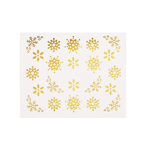 PandaHall Nail Art Stickers, Self-adhesive, For Nail Tips Decorations, Christmas Theme, Gold, 6.3x5.2cm Paper Snowflake Gold
PandaHall Nail Art Stickers, Self-adhesive, For Nail Tips Decorations, Christmas Theme, Gold, 6.3x5.2cm Paper Snowflake Gold