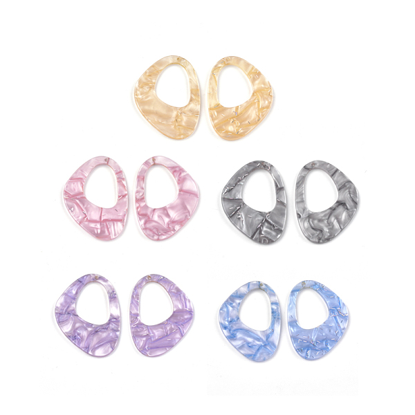 PandaHall Cellulose Acetate(Resin) Pendants, with Glitter Powder, Triangle, Mixed Color, 43x36x3mm, Hole: 1.5mm Cellulose Acetate Triangle..., Multicolor
PandaHall Cellulose Acetate(Resin) Pendants, with Glitter Powder, Triangle, Mixed Color, 43x36x3mm, Hole: 1.5mm Cellulose Acetate Triangle..., Multicolor
