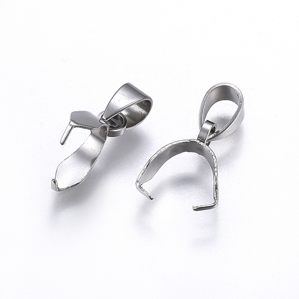 PandaHall 201 Stainless Steel Pendant Pinch Bails, Stainless Steel Color, 12x10x3.5mm, Hole: 4x6mm 201 Stainless Steel
PandaHall 201 Stainless Steel Pendant Pinch Bails, Stainless Steel Color, 12x10x3.5mm, Hole: 4x6mm 201 Stainless Steel