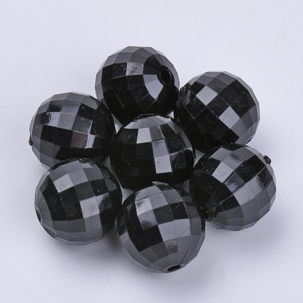 PandaHall Transparent Acrylic Beads, Faceted, Round, Black, 12x12mm, Hole: 1.9mm, about 496pcs/500g Acrylic Round Black
PandaHall Transparent Acrylic Beads, Faceted, Round, Black, 12x12mm, Hole: 1.9mm, about 496pcs/500g Acrylic Round Black