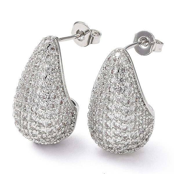 PandaHall Cubic Zirconia Teardrop Stud Earrings, Platinum Brass Earrings for Woman, Clear, 20x12mm Cubic Zirconia Teardrop Clear
PandaHall Cubic Zirconia Teardrop Stud Earrings, Platinum Brass Earrings for Woman, Clear, 20x12mm Cubic Zirconia Teardrop Clear