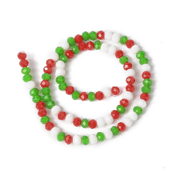 PandaHall Christmas Theme Glass Beads Strands, Faceted, Abacus, Lime Green, 6x5mm, Hole: 1mm, about 89~93pcs/strand, 17.01~17.52 inch...
PandaHall Christmas Theme Glass Beads Strands, Faceted, Abacus, Lime Green, 6x5mm, Hole: 1mm, about 89~93pcs/strand, 17.01~17.52 inch...