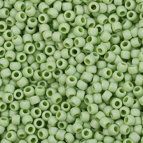 PandaHall TOHO Round Seed Beads, Japanese Seed Beads, (404F) Lime Green Opaque Rainbow Matte, 8/0, 3mm, Hole: 1mm, about 222pcs/10g Glass...
PandaHall TOHO Round Seed Beads, Japanese Seed Beads, (404F) Lime Green Opaque Rainbow Matte, 8/0, 3mm, Hole: 1mm, about 222pcs/10g Glass...