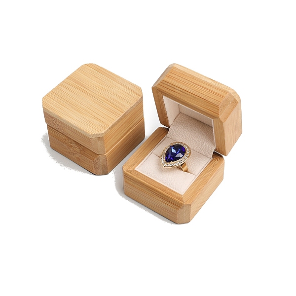 PandaHall Square Wooden Single Ring Boxes, Wood Ring Storage Case with Velvet Inside, for Wedding, Valentine's Day, White, 6x6x4.7cm Wood...
PandaHall Square Wooden Single Ring Boxes, Wood Ring Storage Case with Velvet Inside, for Wedding, Valentine's Day, White, 6x6x4.7cm Wood...
