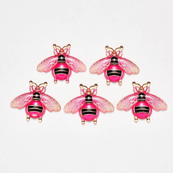 PandaHall Transparent Acrylic Pendants, with Plated Bottom, Bees, Deep Pink, 26.5x32.5x4mm, Hole: 1mm Acrylic Bees
PandaHall Transparent Acrylic Pendants, with Plated Bottom, Bees, Deep Pink, 26.5x32.5x4mm, Hole: 1mm Acrylic Bees