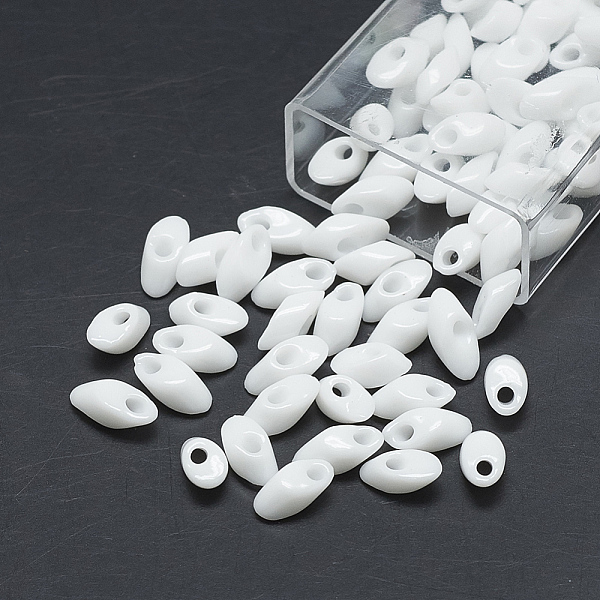 PandaHall MiYuki Long Magatama Beads, Japanese Seed Beads, (LMA402) Opaque White, (HTL402) Opaque White, 7x4mm, Hole: 1mm, about 3500pcs/bag...
PandaHall MiYuki Long Magatama Beads, Japanese Seed Beads, (LMA402) Opaque White, (HTL402) Opaque White, 7x4mm, Hole: 1mm, about 3500pcs/bag...