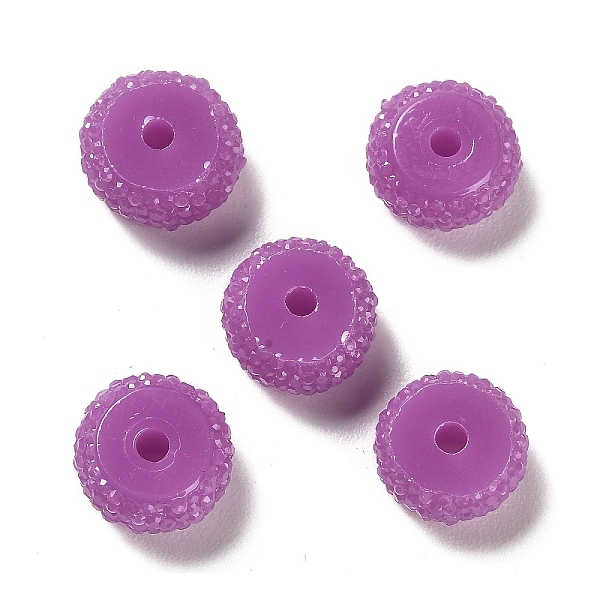 PandaHall Opaque Resin Beads, Textured Rondelle, Orchid, 12x7mm, Hole: 2.5mm Resin Rondelle Purple
PandaHall Opaque Resin Beads, Textured Rondelle, Orchid, 12x7mm, Hole: 2.5mm Resin Rondelle Purple