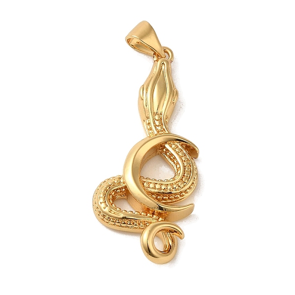 PandaHall Brass Pendant, Real 18K Gold Plated, Snake, 35x15x5mm, Hole: 5.5x3.5mm Brass Snake
PandaHall Brass Pendant, Real 18K Gold Plated, Snake, 35x15x5mm, Hole: 5.5x3.5mm Brass Snake