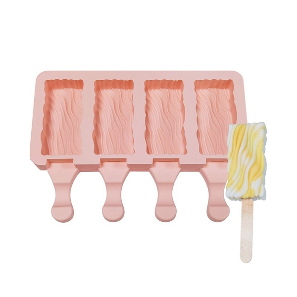 PandaHall Food Grade DIY Rectangle Ice-cream Silicone Molds, Ice Pop Molds, for Making Ice Cream, 4 Cavities, Light Salmon, 129x180x23mm...
PandaHall Food Grade DIY Rectangle Ice-cream Silicone Molds, Ice Pop Molds, for Making Ice Cream, 4 Cavities, Light Salmon, 129x180x23mm...