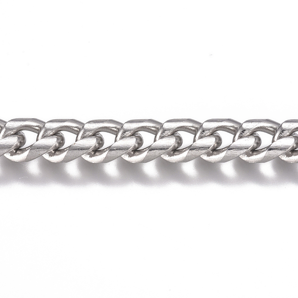 PandaHall 201 Stainless Steel Cuban Link Chains, Unwelded, Stainless Steel Color, 8.5x6x3mm 201 Stainless Steel
PandaHall 201 Stainless Steel Cuban Link Chains, Unwelded, Stainless Steel Color, 8.5x6x3mm 201 Stainless Steel