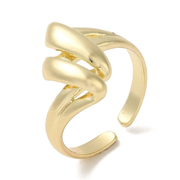 PandaHall Brass Open Cuff Rings, Twisted Ring for Women, Real 18K Gold Plated, US Size 6 1/4(16.7mm), 2.5~16mm Brass Twist
PandaHall Brass Open Cuff Rings, Twisted Ring for Women, Real 18K Gold Plated, US Size 6 1/4(16.7mm), 2.5~16mm Brass Twist