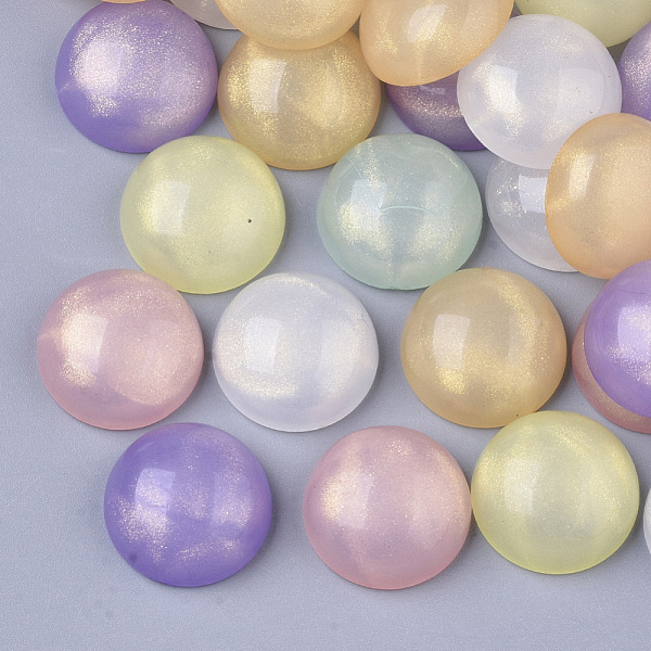 PandaHall Transparent Acrylic Cabochons, with Gold Powder, Half Round/Dome, Mixed Color, 17.5x7.5mm Acrylic Half Round Multicolor
PandaHall Transparent Acrylic Cabochons, with Gold Powder, Half Round/Dome, Mixed Color, 17.5x7.5mm Acrylic Half Round Multicolor